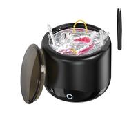 Qimic Ultrasonic Cleaner for Dentures, 42kHZRetainer Cleaner Ultrasonic,230ml Ultrasonic Jewellery Cleaner for Home or Travel Use, for Mouth Guard, Aligner, Toothbrush Head (Not for Eyeglass)