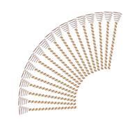 qimoi 18 Pack Electroculture Plant Stakes,12" Electroculture Copper Gardening Antennas, Electroculture Gardening Copper Coil
