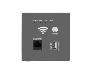 qimoi 300Mbps 2.4Ghz WIFI Router Wireless WiFi Socket RJ45 AP Relay USB Socket Panel Embedded Wall WIFI Router C