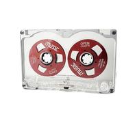 qimoi 50 Minute Retro Blank Tape Disk Double-Sided Metal Small Open Disk Blank Cassette Tape Tape Disk