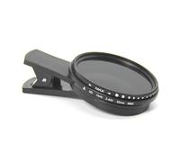 qimoi 52mm Phone ND Filter ND2 to ND400 Clip-on Variable Neutral Density Filter for Phone Mobile Phone Camera