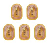 qimoi 5Pcs NFC Flash Nail Sticker LED Bare Chip Intelligent Nail Lamp Nail Sticker Enhancement, White Light