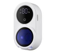 qimoi Automatic Rotating Cover Wall Mounted Toothbrush Holder and Cleaner for Bathroom Light Cleaning Fan Drying Smart Home Device