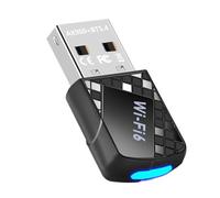 qimoi AX900 USB WiFi 6 Adapter 900Mbps Bluetooth 5.4 2 in 1 USB Dongle 2.4G 5G Wireless WLAN Receiver for Win10&Win11