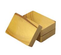 qimoi Bottle Sealing Wax Blocks - Resilient and Versatile Bottling Wax for Wine, 4 Wax Nuggets 0.5lb with PTFE-Tape,Gold