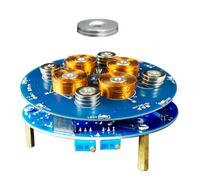 qimoi DIY Magnetic Levitation Kit Experiment Soldering Project Practice Solder Assembly 2-5W 150G Load Magnet Electronic Kit
