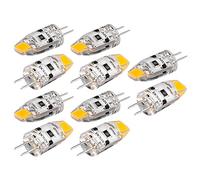 qimoi G4 LED Bulb 12V DC COB LED G4 Bulb 1.5W 360 Beam Angle to Replace 15W (Warm White)