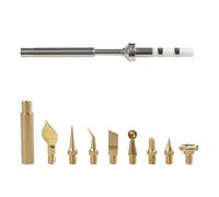 qimoi Heat Insert Nut Iron Tip Heat Set Insert Tool Soldering TS100 Iron Tip 3D Printing Modify Finishing Tool Internal Thread