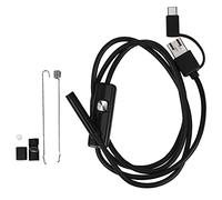 qimoi Industrial Endoscope Borescope Inspection Camera Built-in 6 LEDs IP67 Waterproof USB Type-C Endoscope for Android Smartphones/PC(1M 7Mm)