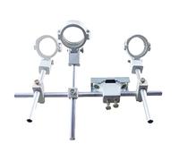 qimoi KU Band LNB Holder Bracket Can Hold Up to Four Satellite LNB for Ku Antenna One Dish for Satellite TV Receiver