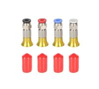 qimoi PC4-M6 Pneumatic Connector with Nut PC4-M6 Straight Through Pneumatic Connector for 3D Printer Parts Filament Dryer Box