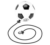 qimoi Soccer Training Ball Adjustable Bungee Elastic Training Ball with Rope Size 4 Football for Training Playing Sports