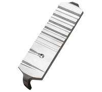 qimoi Swage Block Block for Jewelry Making Equipment Accessories Iron Semicircular Grooves for Bracelet Making Silversmith A