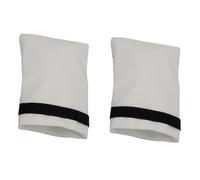 Qimopi 2-Pack Outdoor Faucet Cover Waterproof Oxford Fabric Tap Protector for Winter Freeze Protection 14cm x 20cm (White)