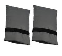 Qimopi 2-Pack Outdoor Faucet Cover Waterproof Oxford Fabric Tap Protector for Winter Freeze Protection 14cm x 20cm (Grey)