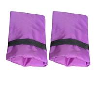 Qimopi 2-Pack Outdoor Faucet Cover Waterproof Oxford Fabric Tap Protector for Winter Freeze Protection 14cm x 20cm (Purple)