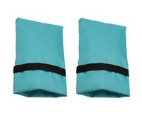 Qimopi 2-Pack Outdoor Faucet Cover Waterproof Oxford Fabric Tap Protector for Winter Freeze Protection 14cm x 20cm (Lake Blue)