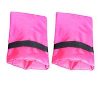 Qimopi 2-Pack Outdoor Faucet Cover Waterproof Oxford Fabric Tap Protector for Winter Freeze Protection 14cm x 20cm (Rose Red)