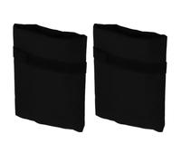 Qimopi 2-Pack Outdoor Faucet Cover Waterproof Oxford Fabric Tap Protector for Winter Freeze Protection 14cm x 20cm (Black)