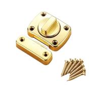 Qimopi Zinc Alloy Sliding Door Latch Lock Bolt with Screws Reversible Design (Gold,Large)