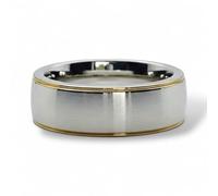 Qimorū Courage Ring - Positive Gifts for Special Days - Friendship Ring with Personal Meaning - Stainless Steel Ring, Heavy Duty, 56 cm, Stainless Steel, No Gemstone