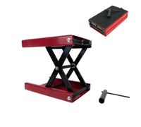 Qimu 1100lbs Scissor Hoist Jack - Motorcycle Scissor Lift with Wide Deck, Non-Skid Rubber Pad