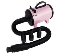 Qimu Dog Blaster,2800W Variable Speed Pet Grooming Hair Dryer Motorbike Dryer Blower Portable Car Bike Dryer Blower with 2 Gear Temperature Flexible Hose and 3 Nozzles
