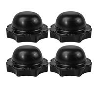 QINBINENG Inflatable Hot Tub Hole Plug P6575, 4 Pack Filter Stopper Cap for Lay Z Spa Coleman Bestway Intex Accessories, Rubber Hot Tub Hole Filter Stopper Replacement,Prevents Water Leakage