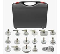 Qinbu Brake Bleeder Adapter Set, Brake Bleeder Adapter Car, with Storage Box, for Most Vehicle Brake Fluid Systems