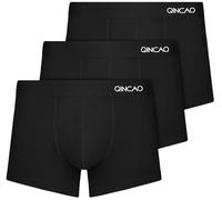 QINCAO 3-Pack Men's Boxer Shorts, Tagless Comfort for Men