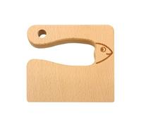QINCAWIN Wooden Cooking Knife - Safe Tool for Cutting Vegetables and Fruits