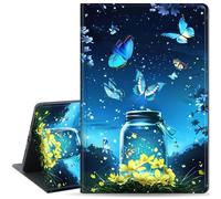 Qindaiwen Case for Galaxy Tab A9+/A9 Plus 11 inch 2023, Slim Folio Stand Protective Smart Cover for Tab A9 Plus Tablet (SM-X210/X216/X218), Auto Wake/Sleep, Field with Butterflies