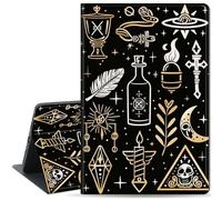 Qindaiwen Case for Samsung Galaxy Tab A9 8.7-Inch 2023 (SM-X110/X115/X117), Slim Folio Stand Protective Smart Cover for Galaxy Tab A9 8.7" 2023, Auto Wake/Sleep, Various Icons
