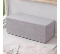 qing yun Square Sofa Armrest Cushion Support Bolster,Durable Sofa Armrest Pillow Bolster,Long Bed Gap Filler Mattress Sofa Arm Support Bolster (20x20x40cm,Grey)