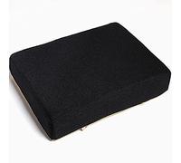 qing yun Student Chair Pads,Stool Seat Cushions Rectangular Non-Slip High Stool Chair Cushion with Ties Breathable Soft Sponge Seat Pad (35 * 25 * 3cm,Black)