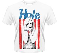 QING36HONG Hole 'Courtney Love Flag Photo' T-Shirt(Medium)