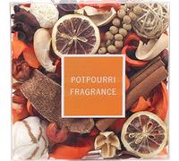 Qingbei Rina Fall Pot pourri, Cinnamon Scented Orange Pot pourri Dried Flowers,Autumn Decorative Bowl Vase Filler,Home Fragrance,Farmhouse Bathroom Decor,400g/Large
