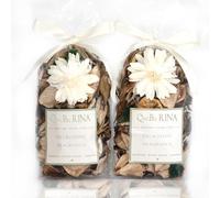 Qingbei Rina Pot pourri Bags,Vanilla Scented Pot pourri Bowl Filler,Dried Flower,Home Fragrance Sachet, Party Vase Decor-Mini