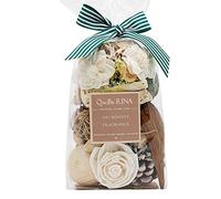 Qingbei Rina Potpourri Bags,Jasmine Scented Potpourri Bowl Filler,White Decorative Dried Flowers, Home Fragrance Sachet of Petal,Vase Bathroom Decor,10oz