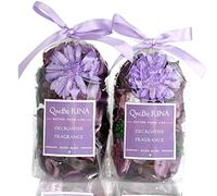 Qingbei Rina Purple Pot pourri Bags, Lavender Scented Pot pourri Bowl Filler,Dried Flower,Home Fragrance Sachet of Petals,Vase Decor-Mini