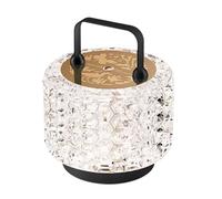 QINGGANG-0224 Bedside Lamps Light Luxury Crystal Desk Lamp Home Master Bedroom Bedside Lamp High-end Decoration Atmosphere Small Night Lamp for Reading