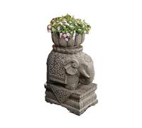 QINGGANG-0224 flower pots indoor Courtyard Elephant Flower Pot Shape Outdoor Garden Decoration Stone Small Creative Bonsai Ornaments