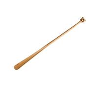 QINGGANG-0224 shoe horn Creative Cute Magnetic Shoe Horn Long Handle Household Black Walnut/Beech Wood Shoe Horn(Natural)
