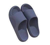 QINGGANG-0224 slipper Men Bathroom Slippers Soft Non-Slip Shower Sandals Men's Indoor Home House Beach Shoes Shower Bathing Sliders Slipper(Blue,48-49)