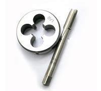 qinggw 2pcs/set Schrader Tyre Valve Thread Tap And Die Set 5V1 6V1 8V1 10V1 12V1 Tire Valves Taps Dies 5V1-36 6V1-32 8V1-32 10V1-24 12V1-26 (Size : 1set 8V1)