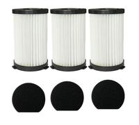 qinggw Hepa Filter For Cecotec Conga Thunderbrush 520 550 560 Ariete Handy Force 2761 2759 RBT Vacuum Cleaner Spare Parts Accessories Hepa Filter (Color : 3Pcs)