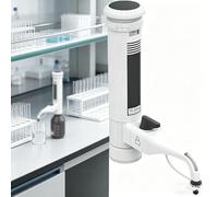 QINGHEDZSW 10-60ml Adjustable Lab Bottle Top Pipettes Dispenser, High Precision, 5 Threaded Adapters, with Digital Window, Scale Button, for Biology Chemical