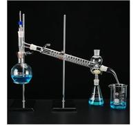 QINGHEDZSW Chemistry Lab Glassware Kit, Lab Distillation Kit, Smooth Surface, High Transparency, For Home Industrial Science Teaching