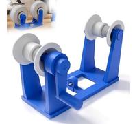 QINGHEDZSW Hand Cranked 1kg Spool Winder, 3d Filament Respooler Machine, Dual Spool Bracket Structure, Built-in Wire Limit Guide, Anti Slip Base, For 3d Printing Studio And Home Diy Use