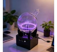 QINGHEDZSW Plasma Ring Exciters, Toroid Circuit Plasma Ring Drive Ball, Diy Luminescent Xenon Sphere, Sphere Diameter 16 Cm/ 6.3'', For Party Decoration, Outdoor Activities, Science